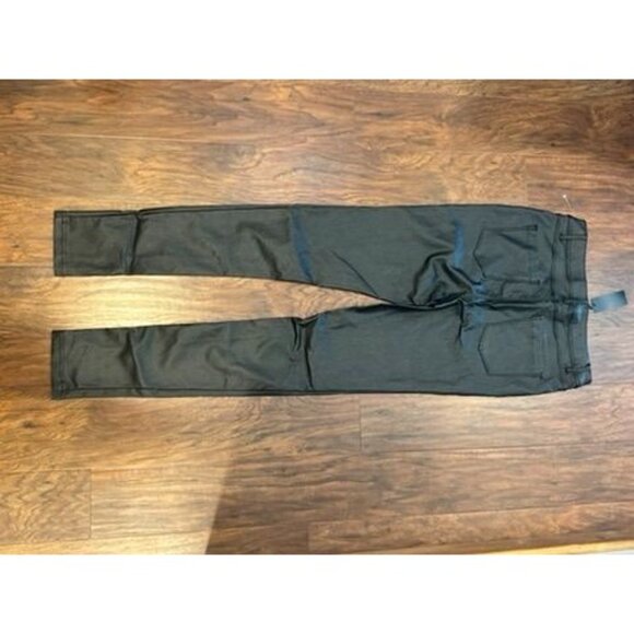 Black Skinny Stretch Jeans Pants - M - Andrew & Audrey - Rayon/Nylon Shimmer - Picture 2 of 8